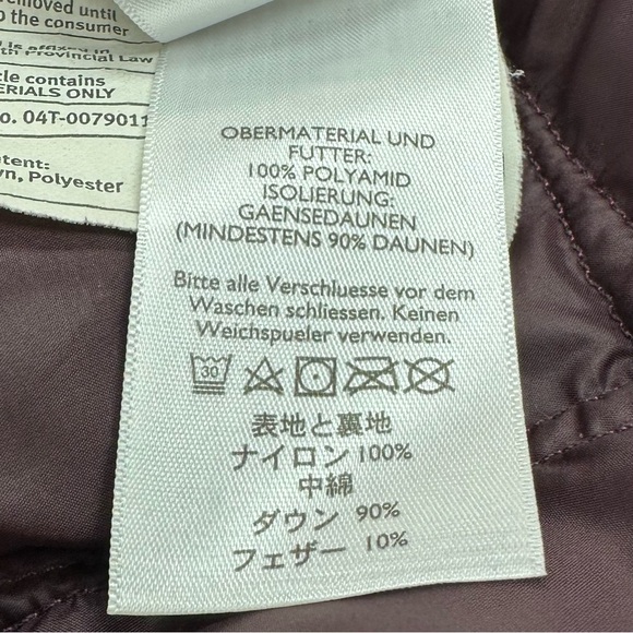 EDDIE BAUER First Ascent EB800 Down Filled Full-Zip Puffer Jacket in Magenta - Picture 15 of 16